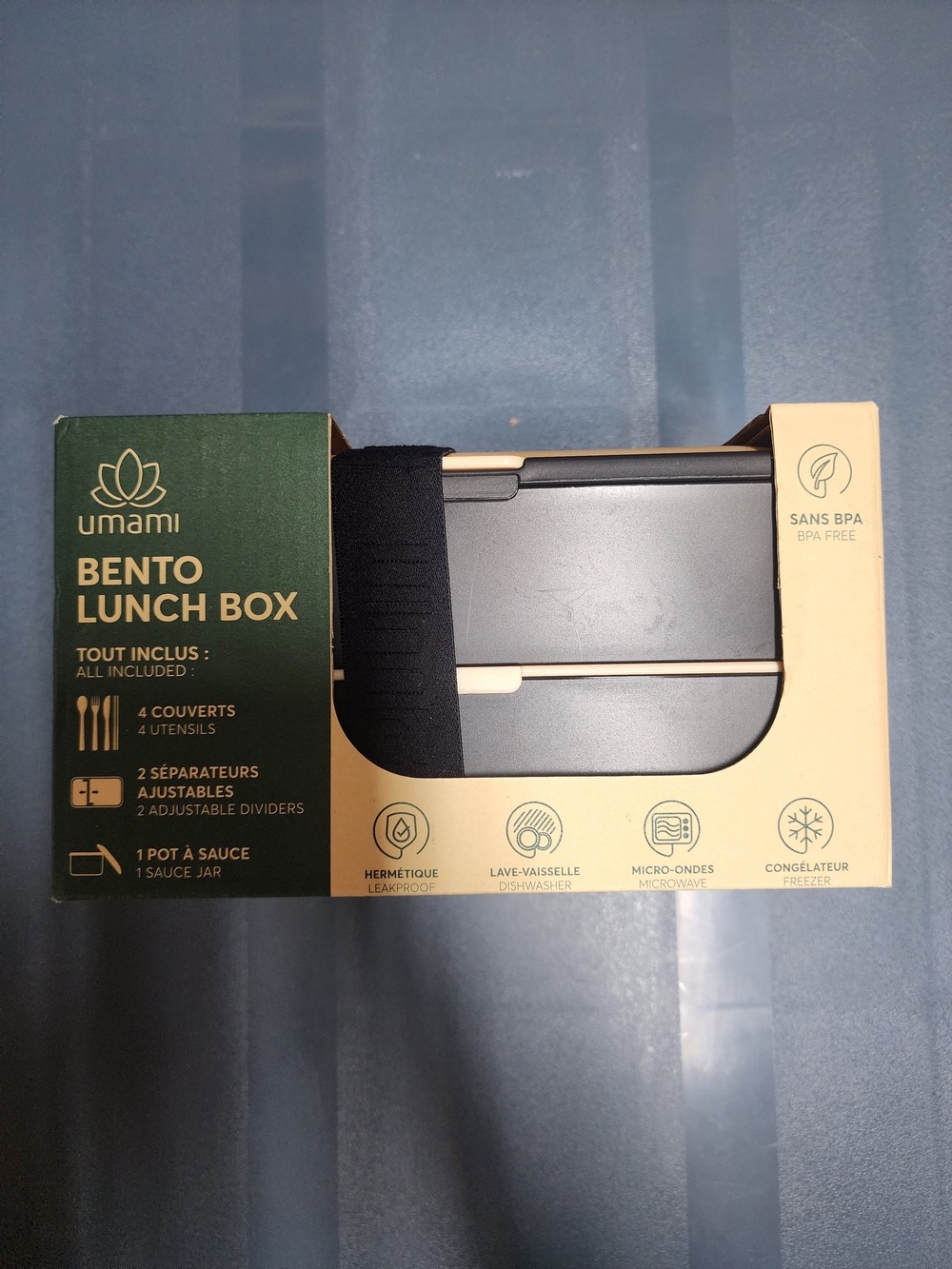 Umami Bento Lunch Box - Charcoal Gray